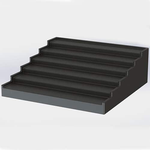 Packaged Product Step Riser